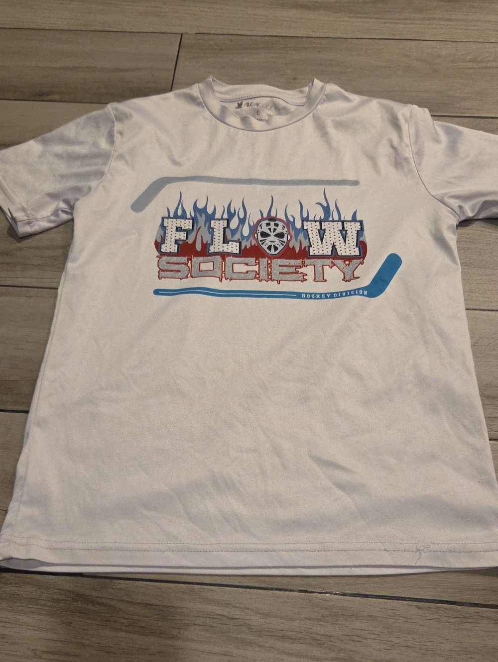 Flow Society White Crewneck T-Shirt